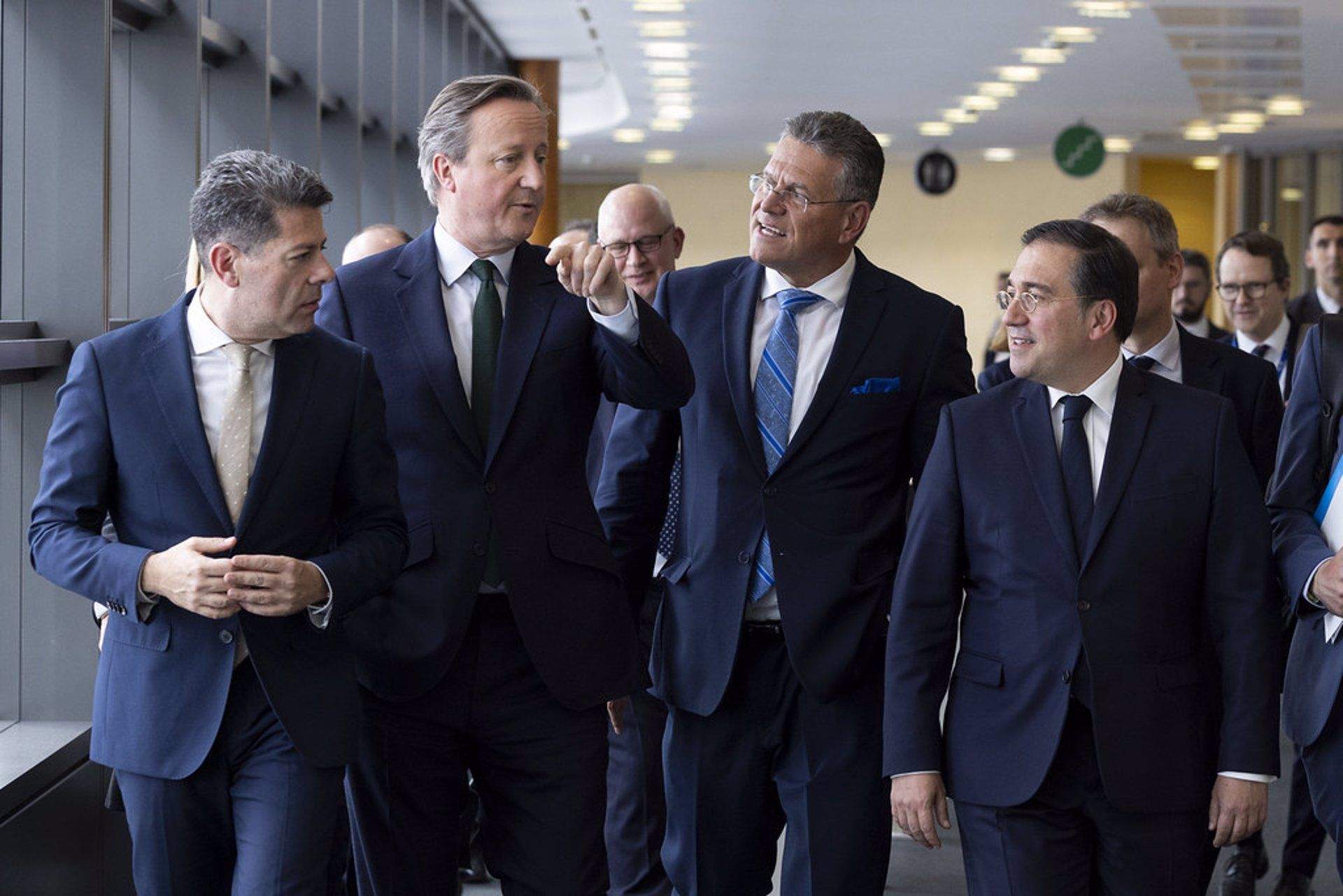 Concluye sin acuerdo pero con "avances significativos" la reunión en Bruselas sobre Gibraltar. Foto: - KIRSTY O'CONNOR / FCDO.