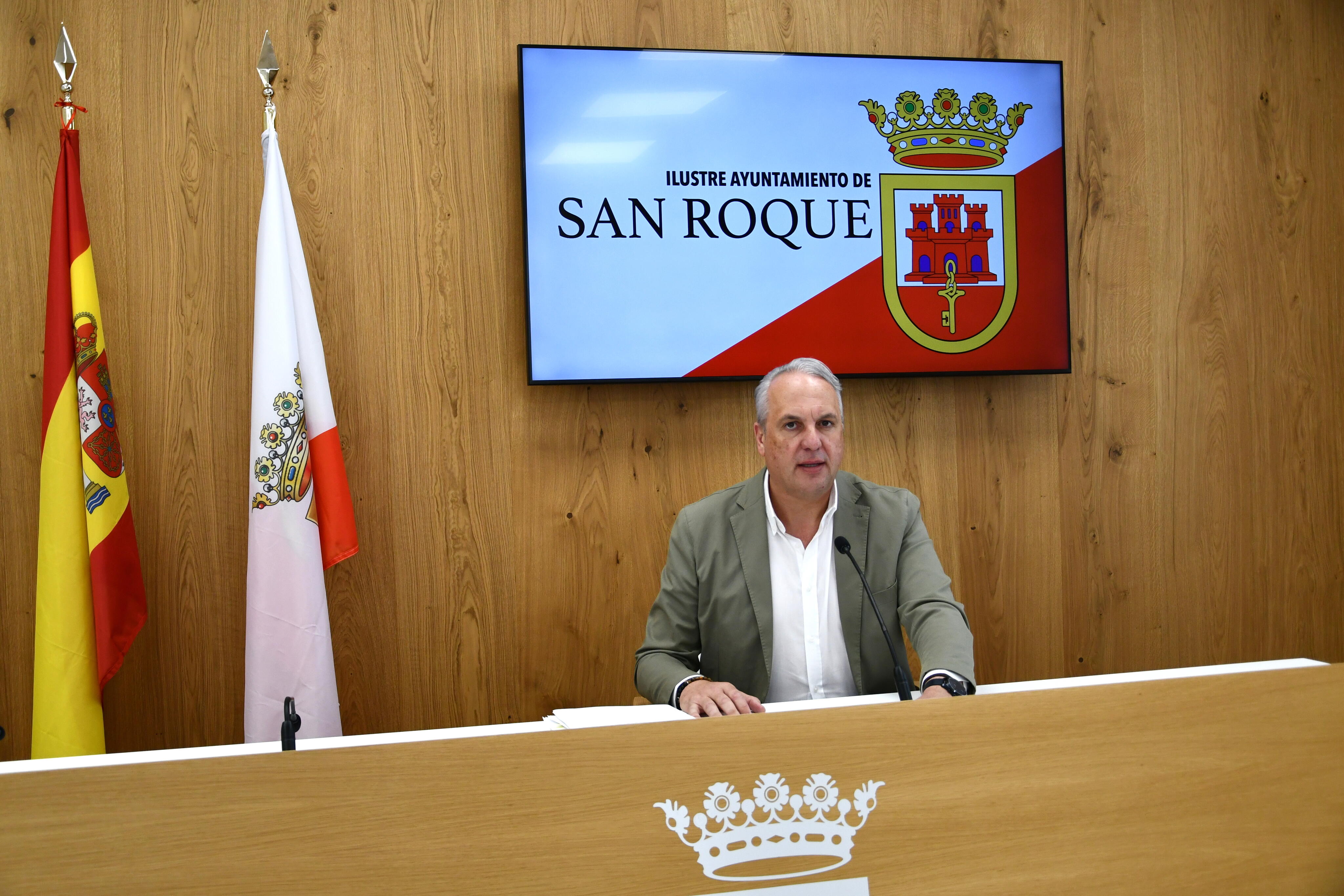 El alcalde de San Roque, Juan Carlos Ruiz Boix. Imagen de archivo. El alcalde reclama a Red Eléctrica una subestación para la zona norte de San Roque
