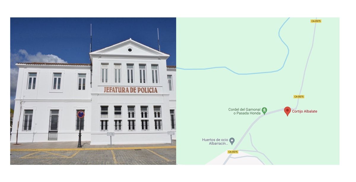La Policía Local de San Roque rescata a una mujer herida en Albalate