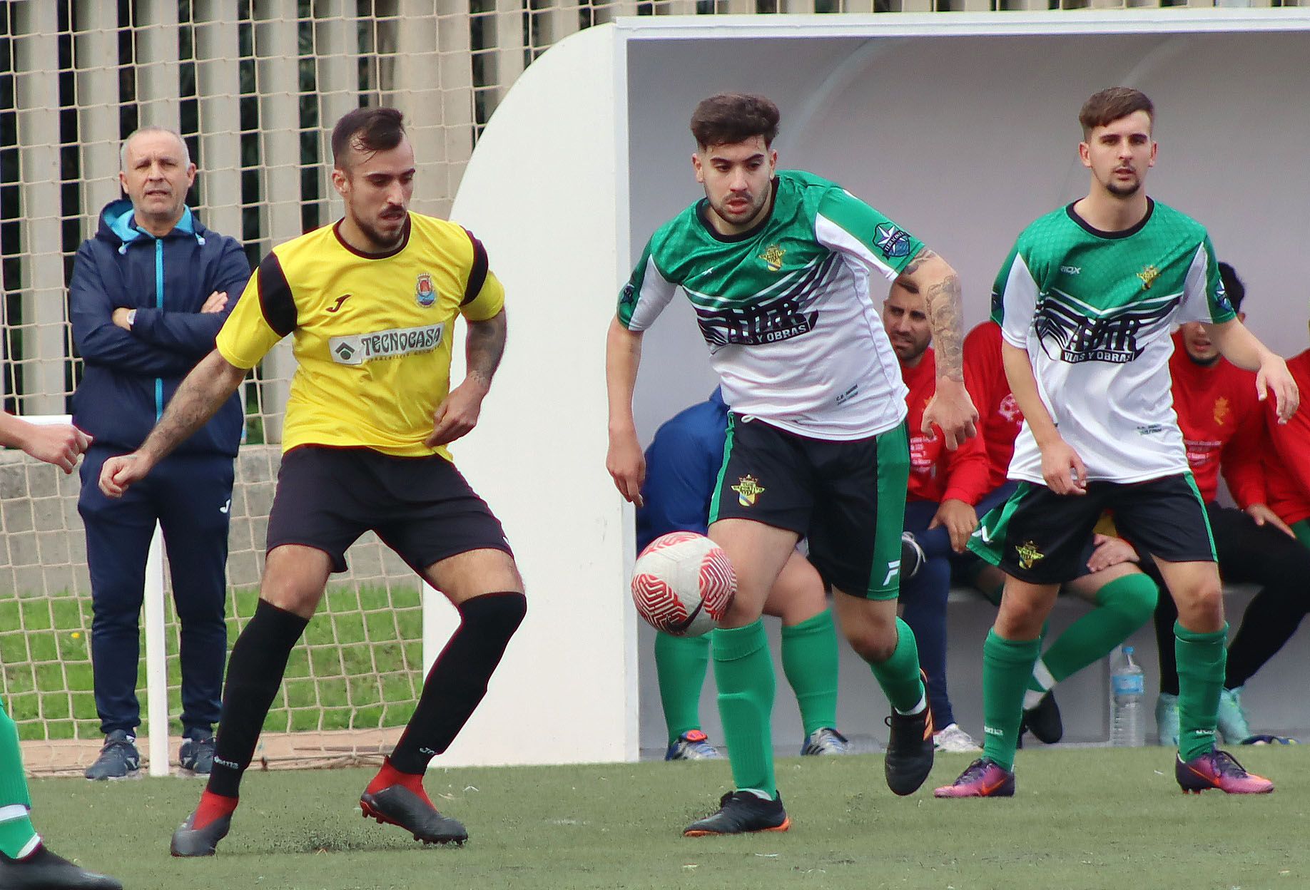 Un lance del Bahía-Paterna de la primera vuelta/Foto. AXEL S.C.