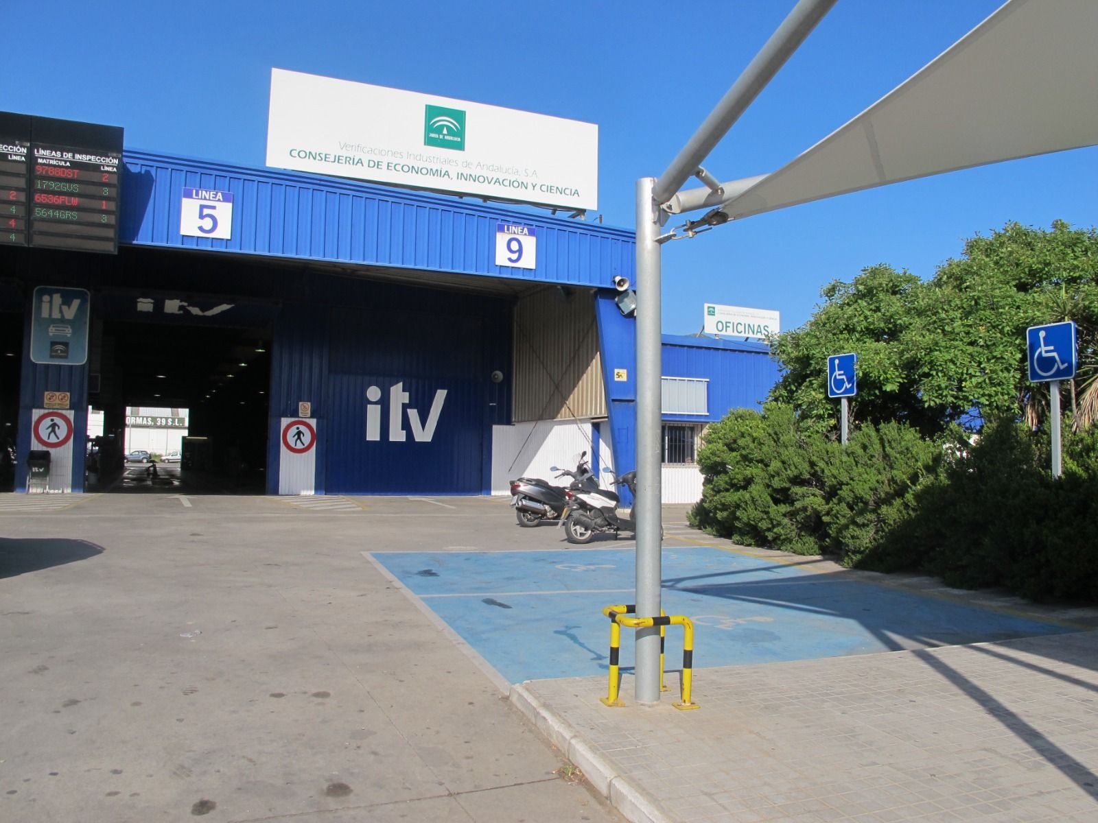 La ITV de Algeciras cierra este jueves por las previsiones de fuertes lluvias 