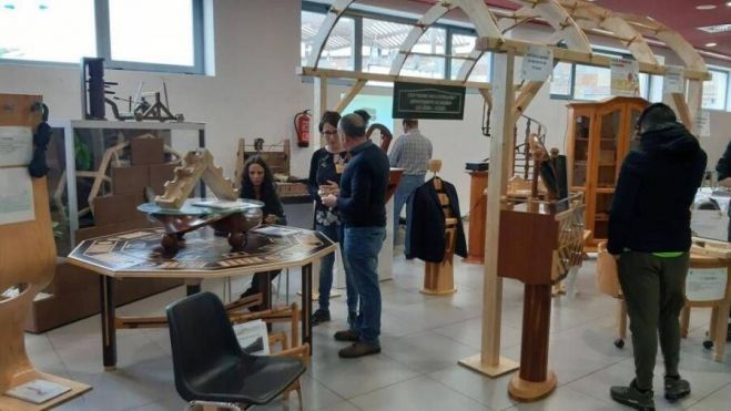 Imagen de una edición pasada de la Feria de Ciclos Formativos de La Línea. 