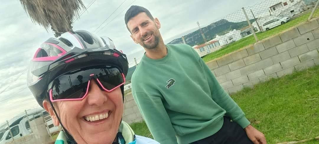 Djokovic, durante una escapada a Bolonia. 