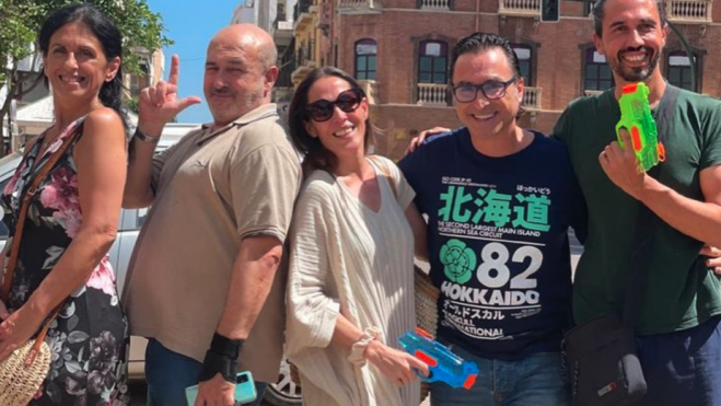 Malú, en su Algeciras. Malú, en su Algeciras.