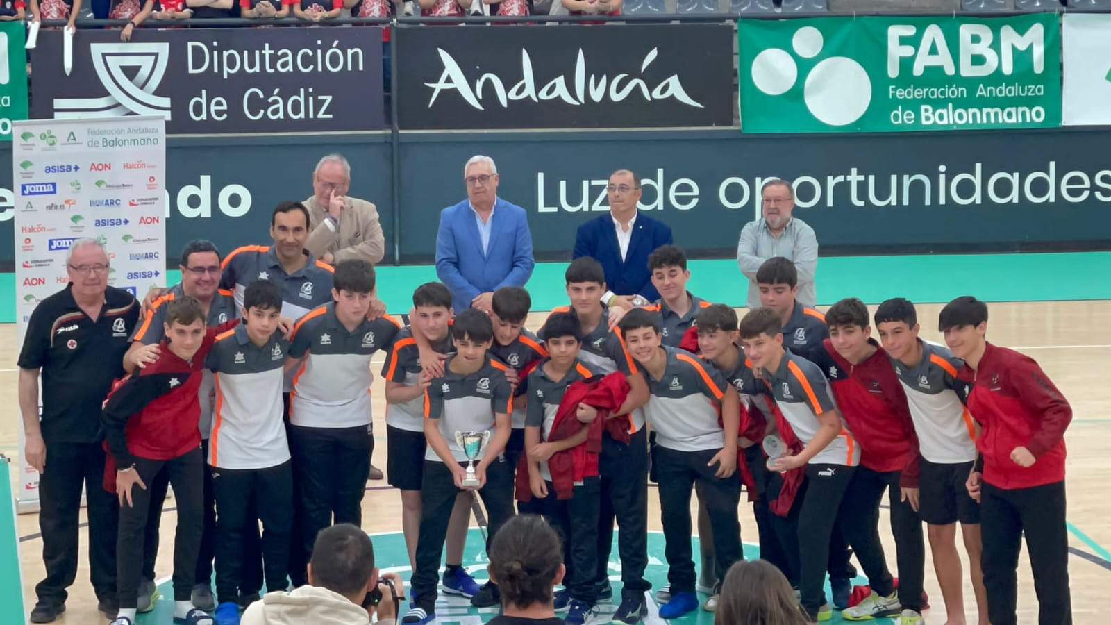 Los infantiles del BM Ciudad de Algeciras se quedan sin medalla en el Cadeba (23-20)