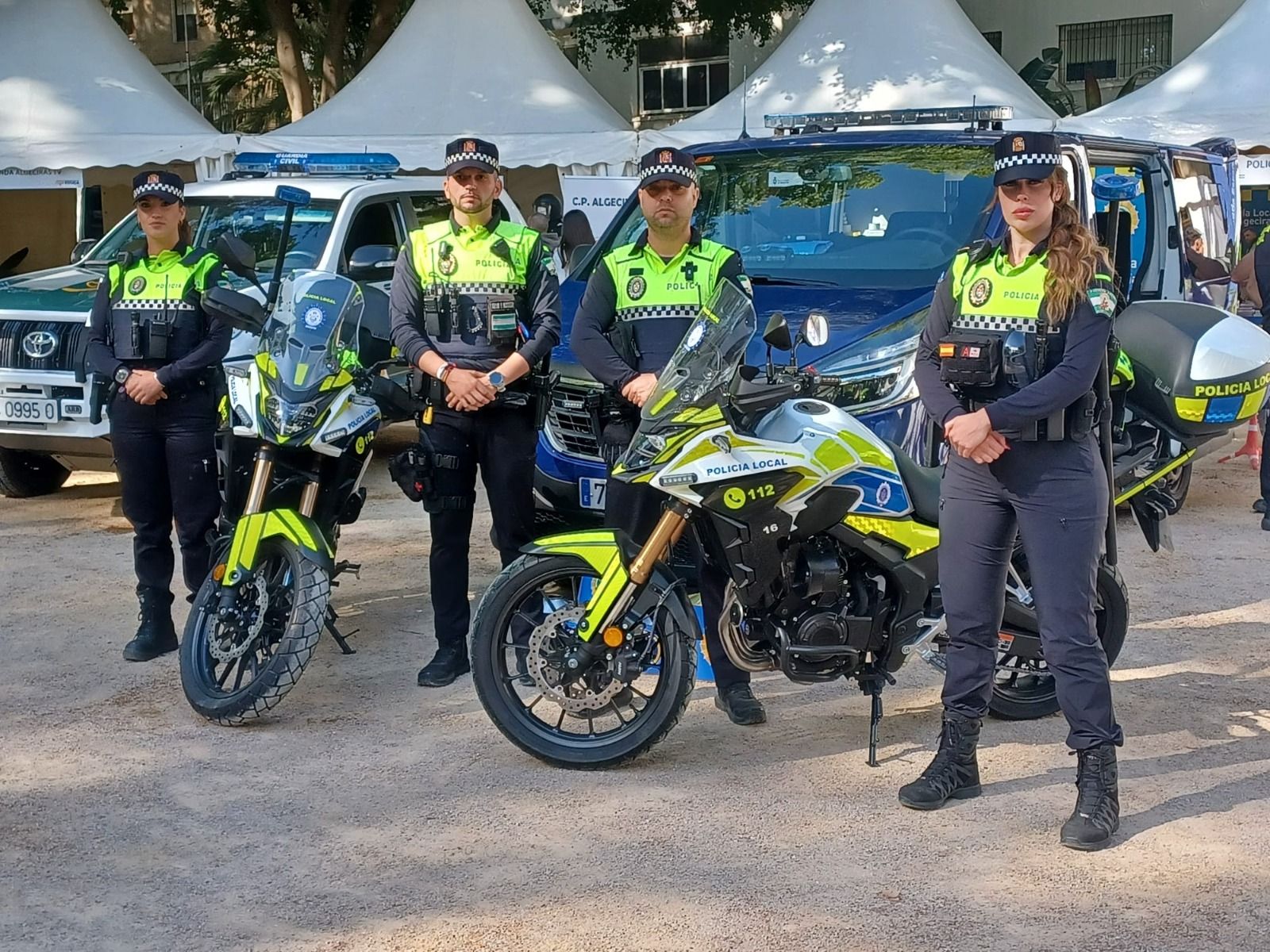 La Policía Local de Algeciras incorpora cinco nuevos vehículos a su parque móvil.