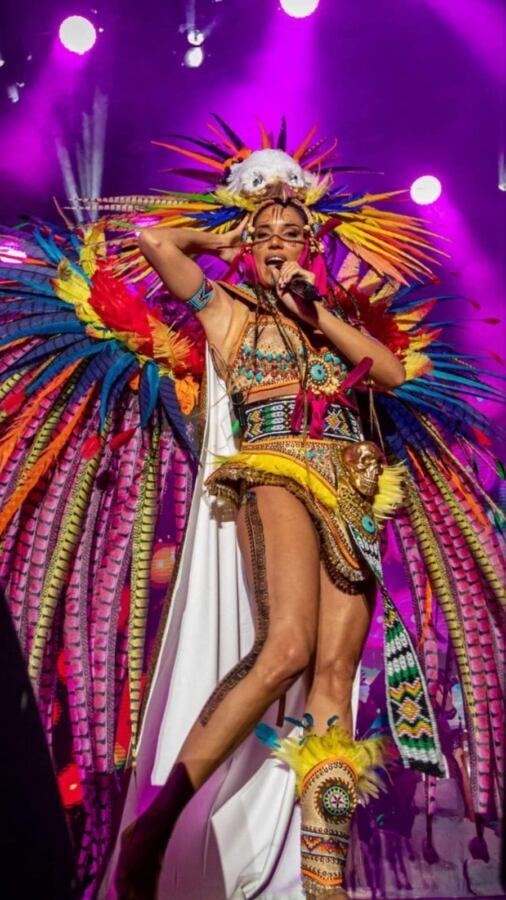 Celeste López, maquilladora de Algeciras, muy presente en el Carnaval de Cádiz.