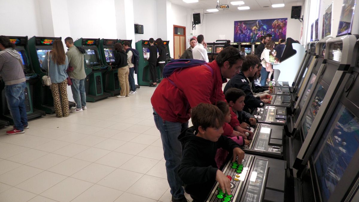 Videojuegos de los 80 y 90 en San Roque Arcade.