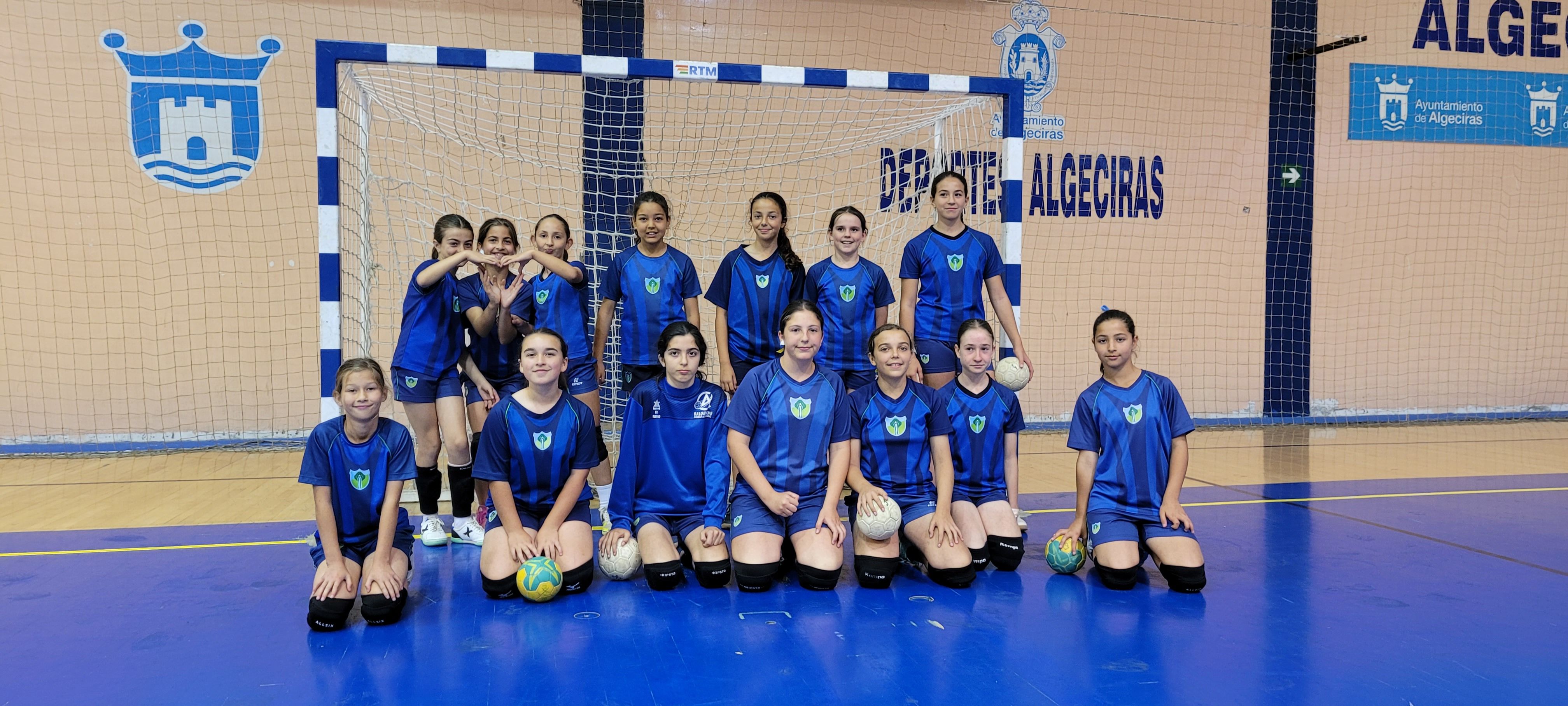 Las alevines del BM Ciudad de Algeciras-Los Pinos, campeonas de la Copa Diputaciòn