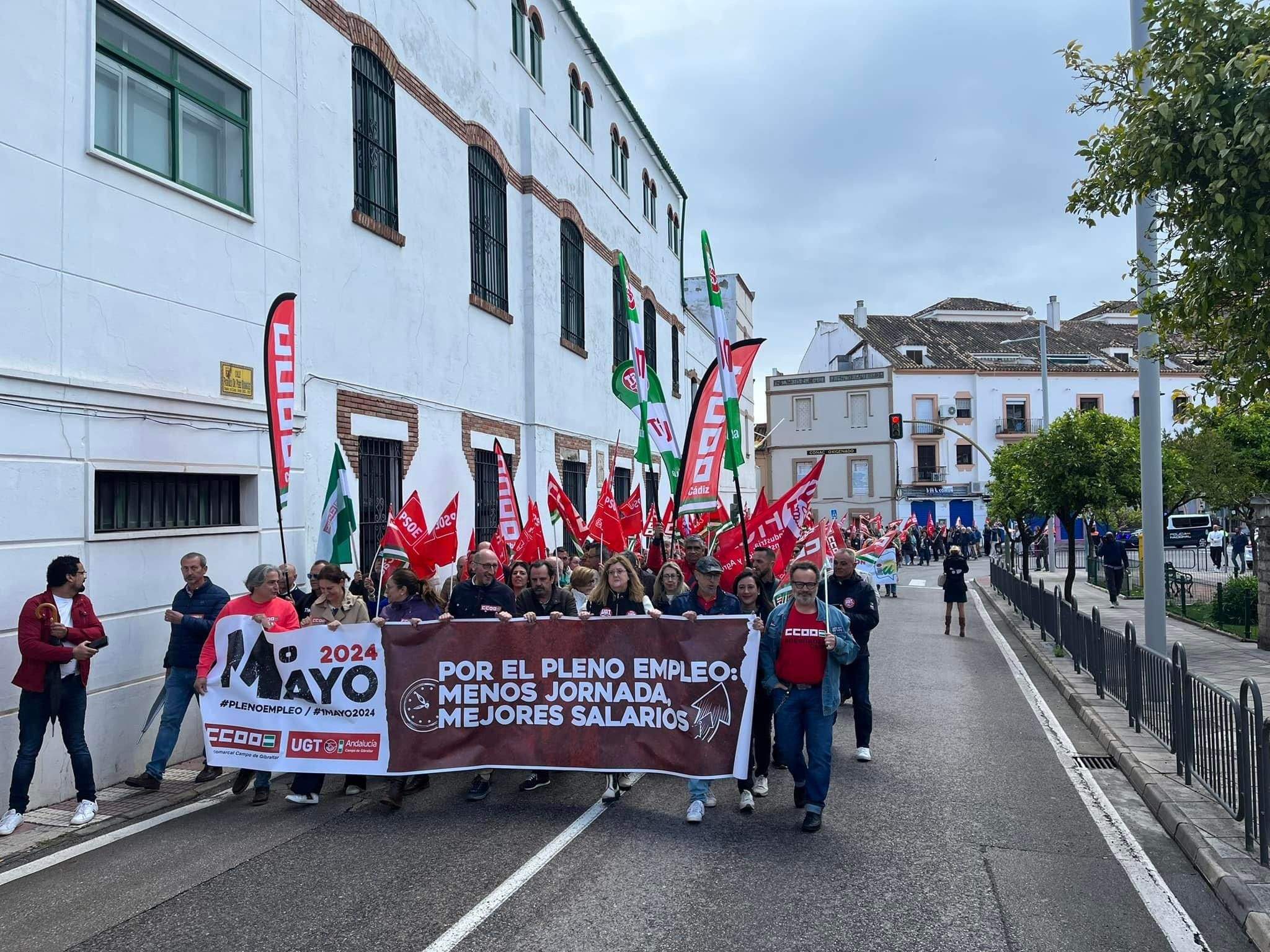 Imagen de archivo de una movilización del 1º de Mayo. B. J./8Directo