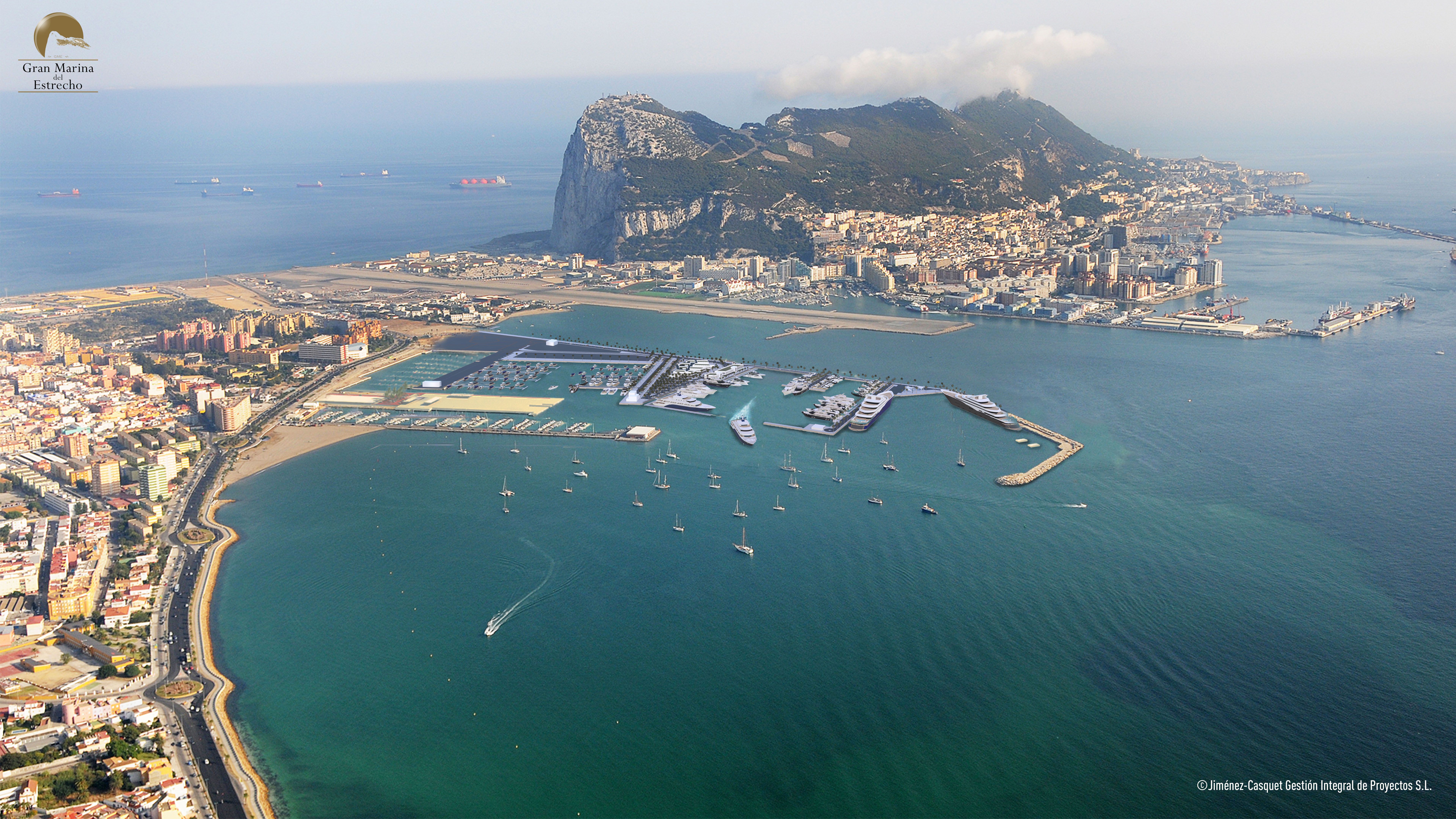 Recreación de la Gran Marina del Estrecho. 