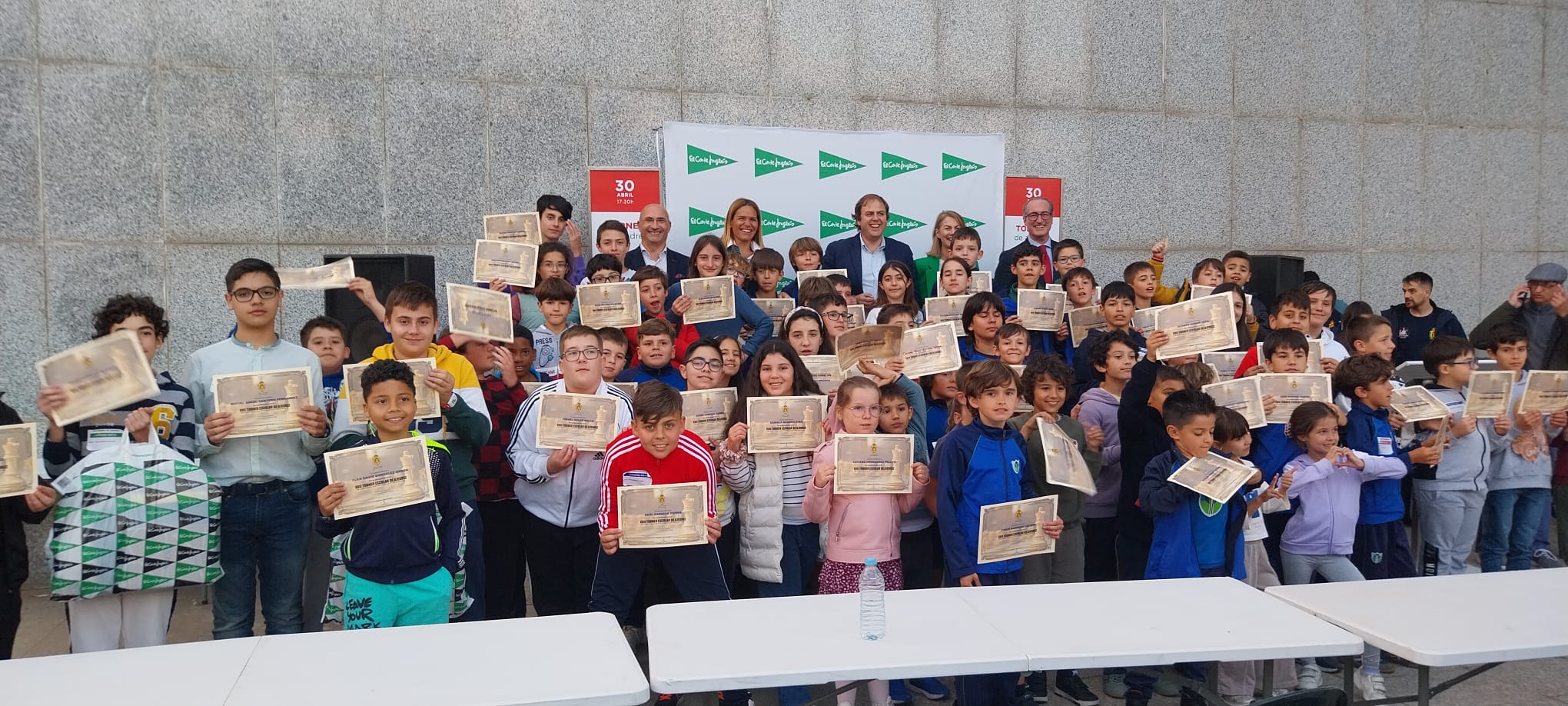 Los Pinos y La Inmaculada, triunfadores del XVII Torneo Escolar de ajedrez en Algeciras