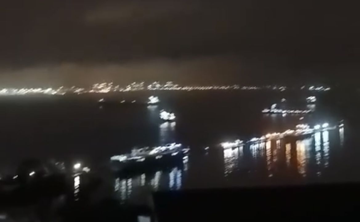 Captura del vídeo compartido por Juan Antonio Salado. El Campo de Gibraltar presencia el extraño fenómeno Las Trompetas del Apocalipsis