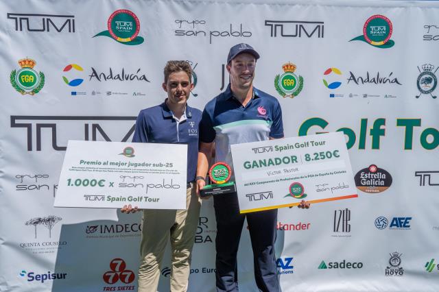 Víctor Pastor y José Manuel Pardo, con Mario Galiano en la quinta posición
