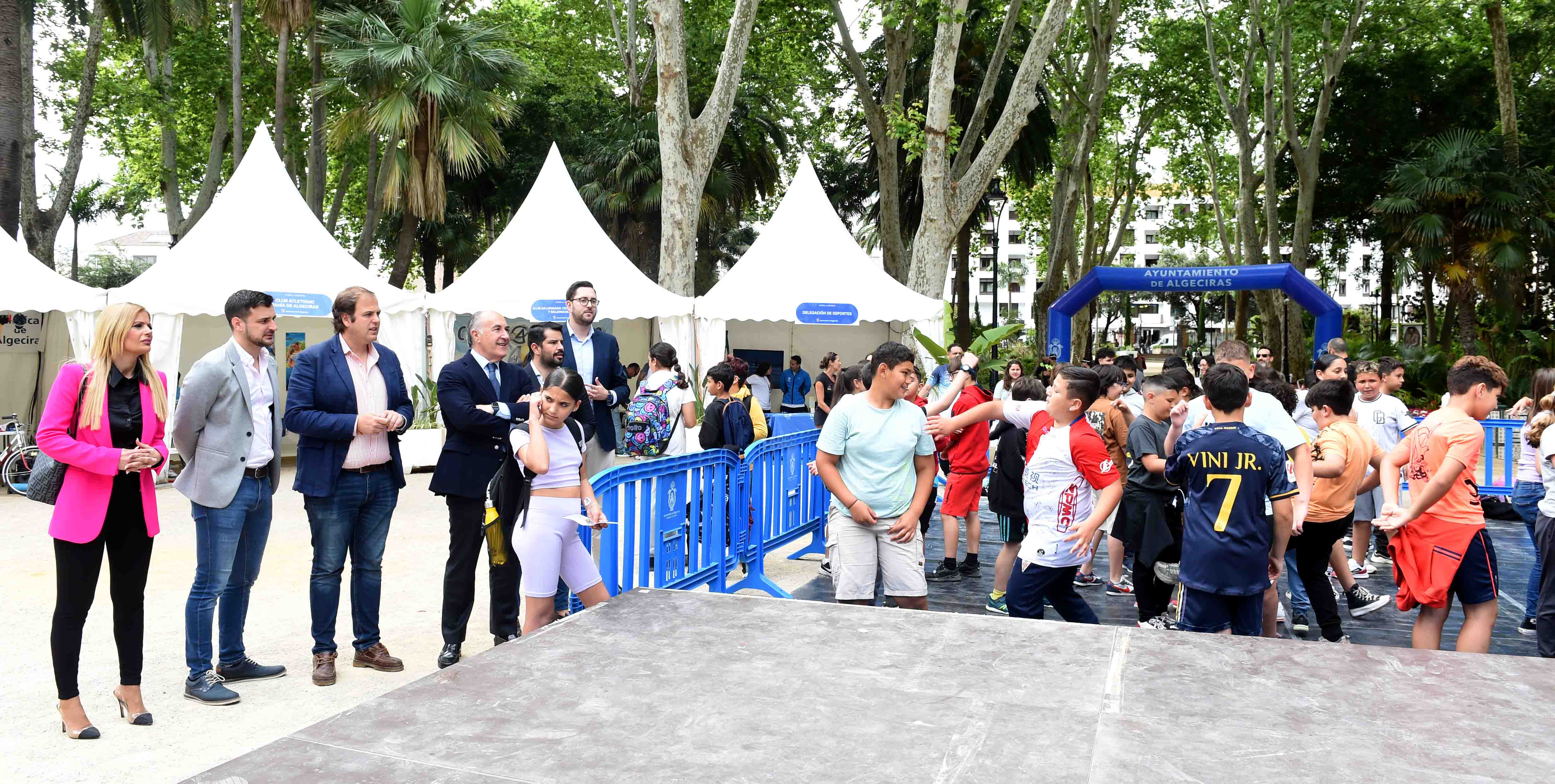 El Parque María Cristina, epicentro del deporte este jueves y viernes. Foto de la primera edición de la Feria del Deporte en el Parque María Cristina.