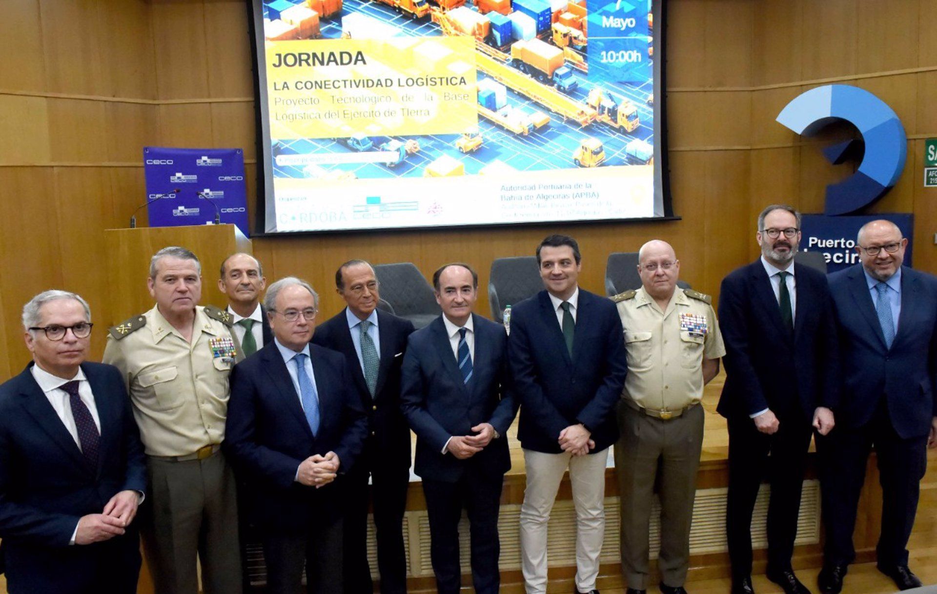 Algeciras aborda en una jornada la importancia de la conectividad logística de su puerto con Córdoba. Foto: Ayuntamiento de Algeciras. 