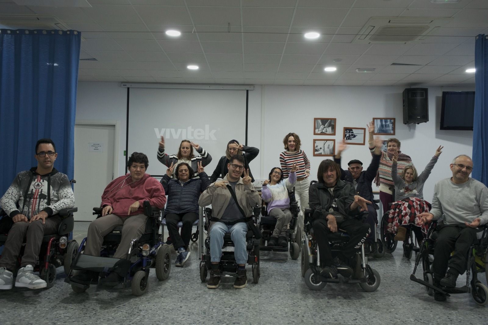 Usuarios de Fegadi Cocemfe se convierten en actores para el proyecto 'Eco-Inclusión a escena'.