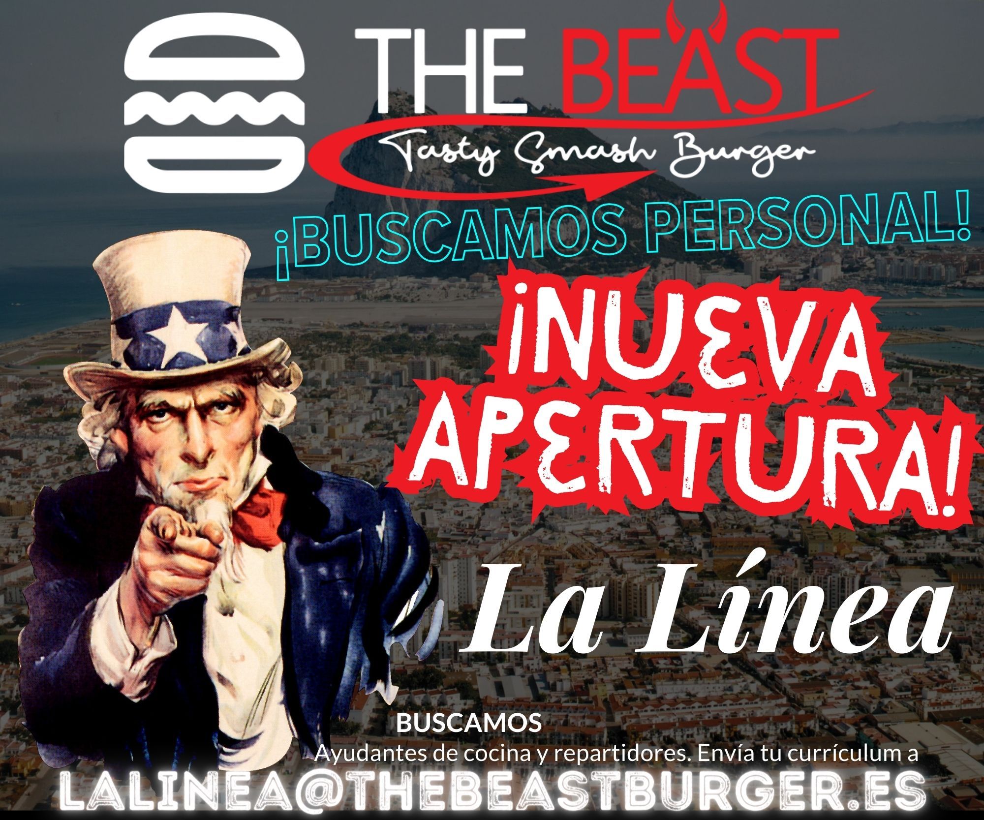 The Beast Burger abre un nuevo establecimiento en La Línea para el que busca personal. 