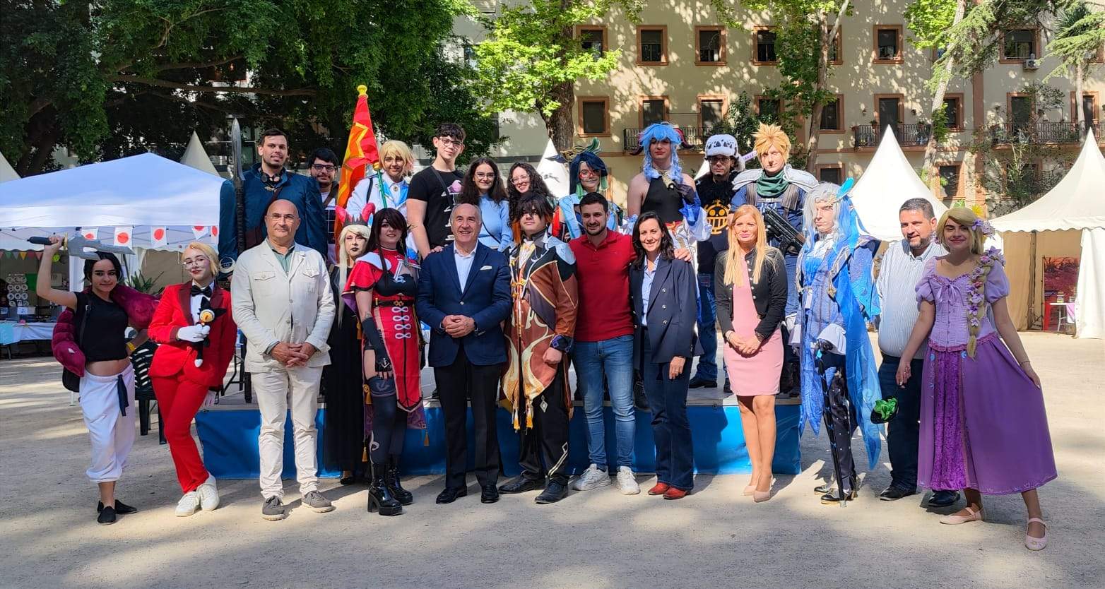 El Salón del Manga, en una edición pasada en el Parque María Cristina.