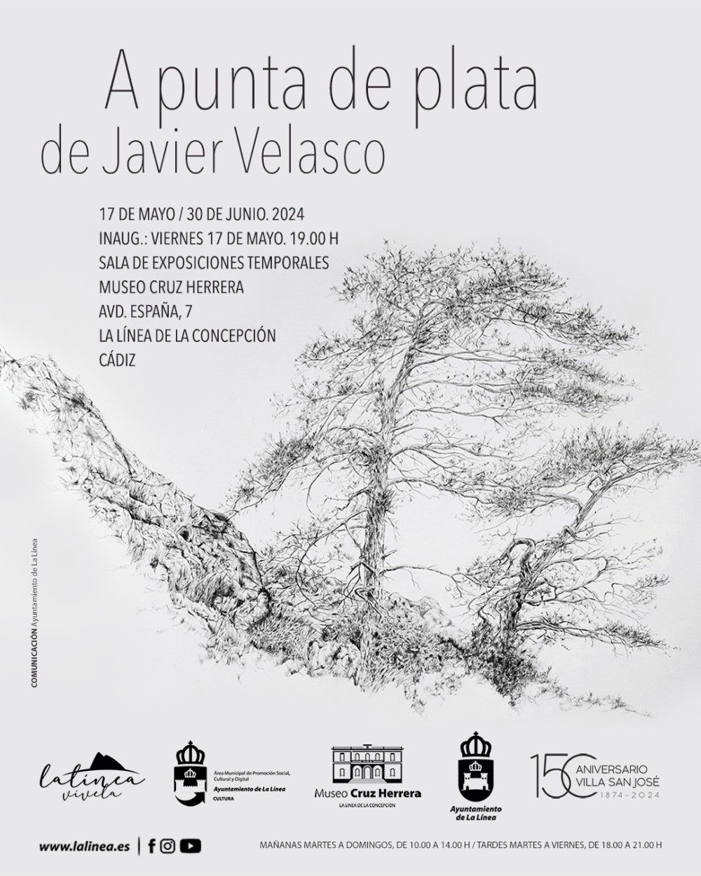 El Museo Cruz Herrera albergará la exposición de Javier Velasco 'A Punta de Plata'.