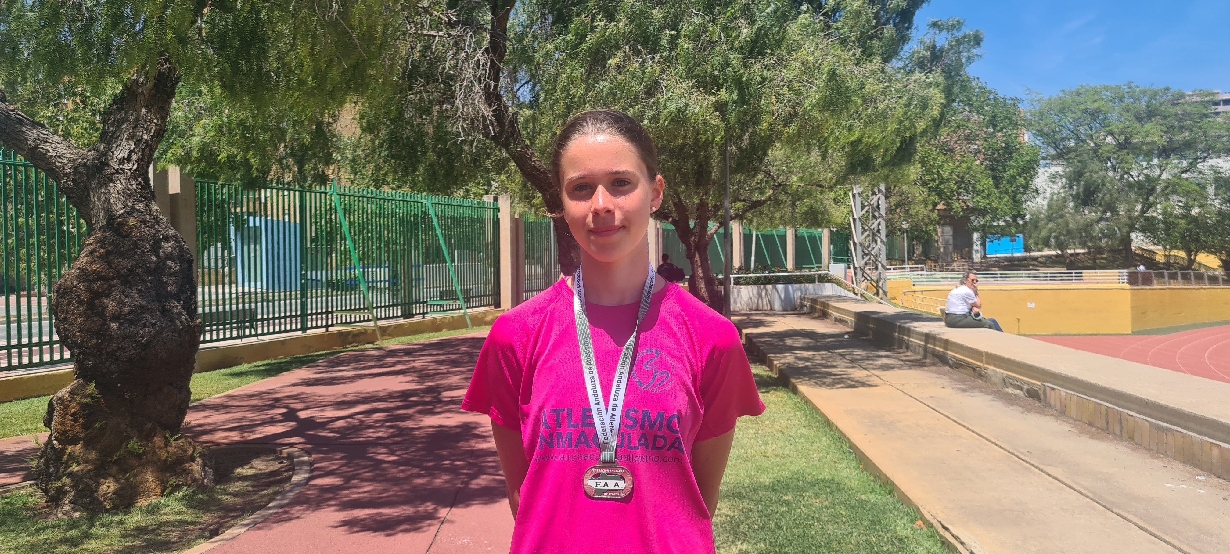 La atleta algecireña Marta Barroso, del CA La Inmaculada Algeciras