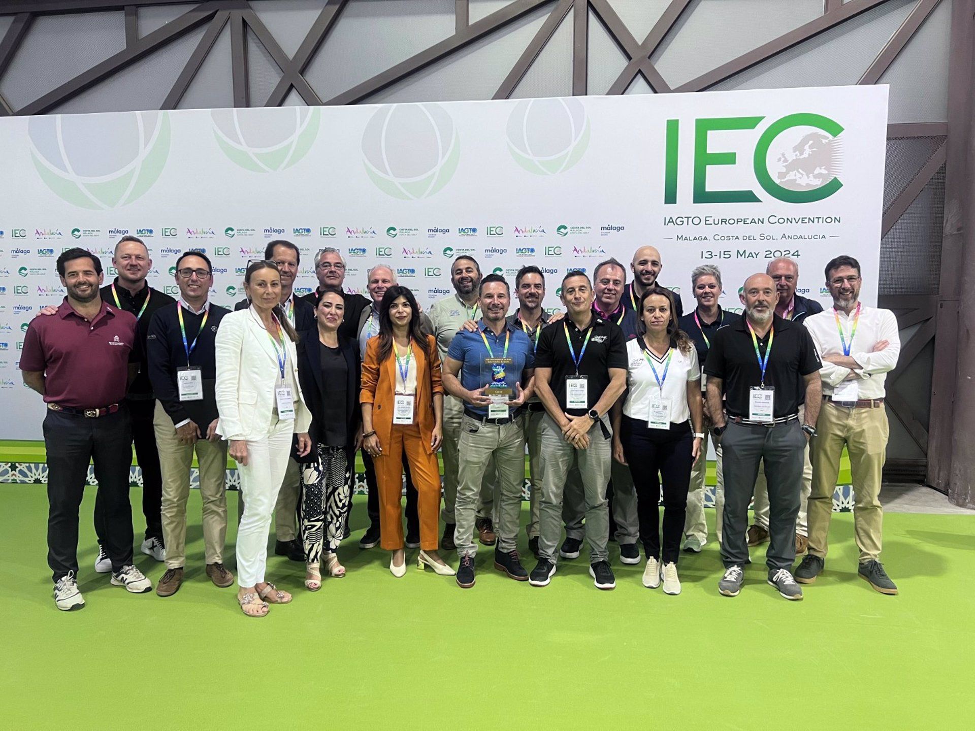 La provincia de Cádiz, elegida por turoperadores de golf como 'Destino de Golf del Año 2024' . Foto: Premios de la Asociación Internacional de Turoperadores de Golf. - PATRONATO DE TURISMO. 
