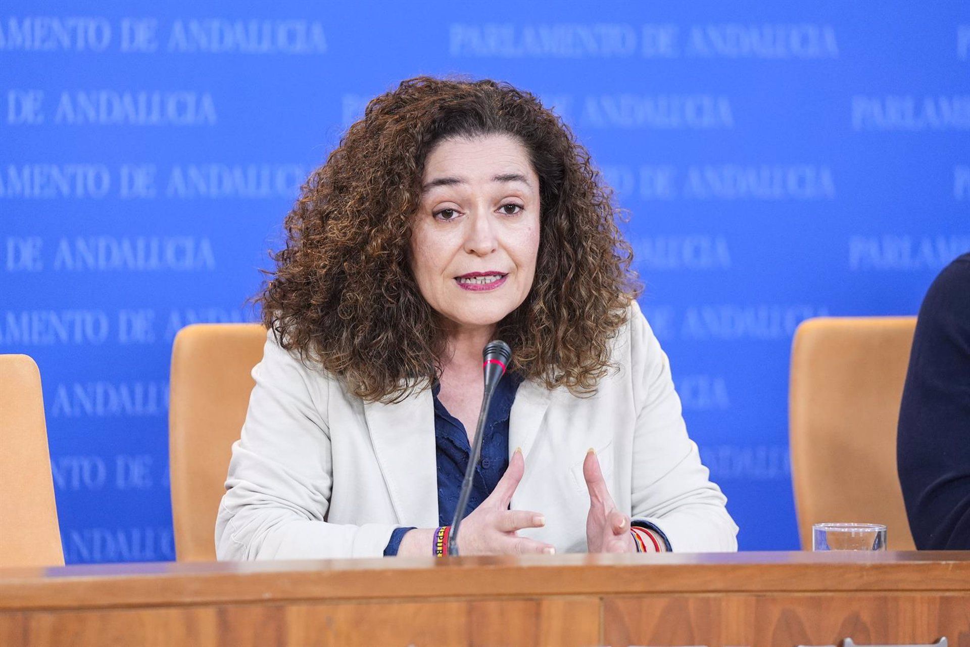 Nieto critica "impostura" de la Junta en demandas sobre Gibraltar: "Antes echábamos el día con Gibraltar español". La portavoz del Grupo Por Andalucía, Inmaculada Nieto, en una imagen de archivo. - Joaquin Corchero - Europa Press.