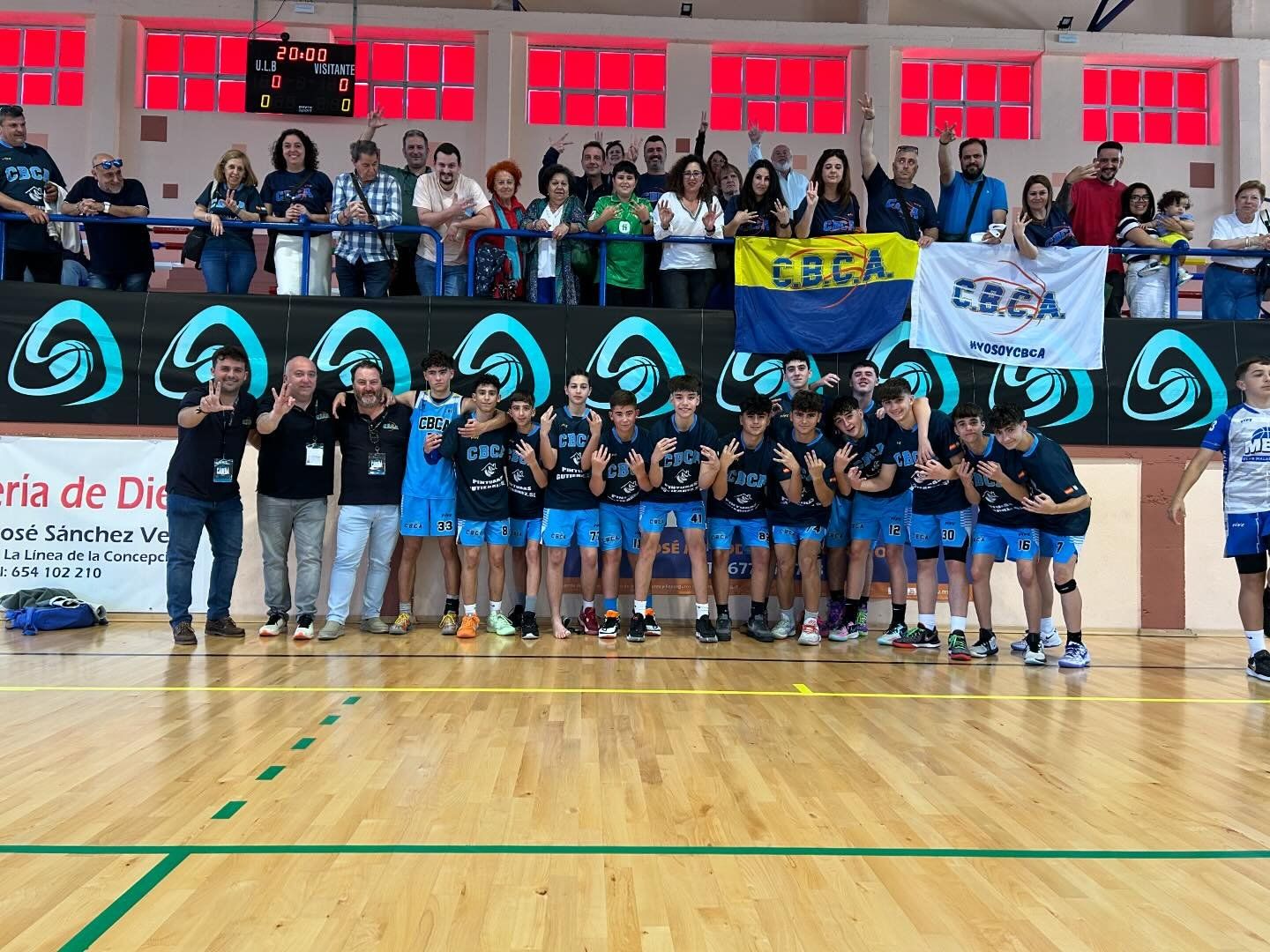 El infantil del CB Ciudad de Algeciras gana y pasa a cuartos del Cadeba (69-82)