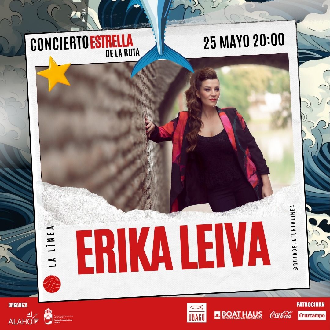 La cantante linense Erika Leiva, protagonista del concierto estrella de la Ruta del Atún. 