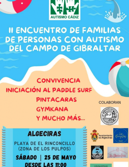 Paddle surf para todos: en el segundo encuentro de personas con autismo en la playa de El Rinconcillo Paddle surf para todos: en el segundo encuentro de personas con autismo en la playa de El Rinconcillo