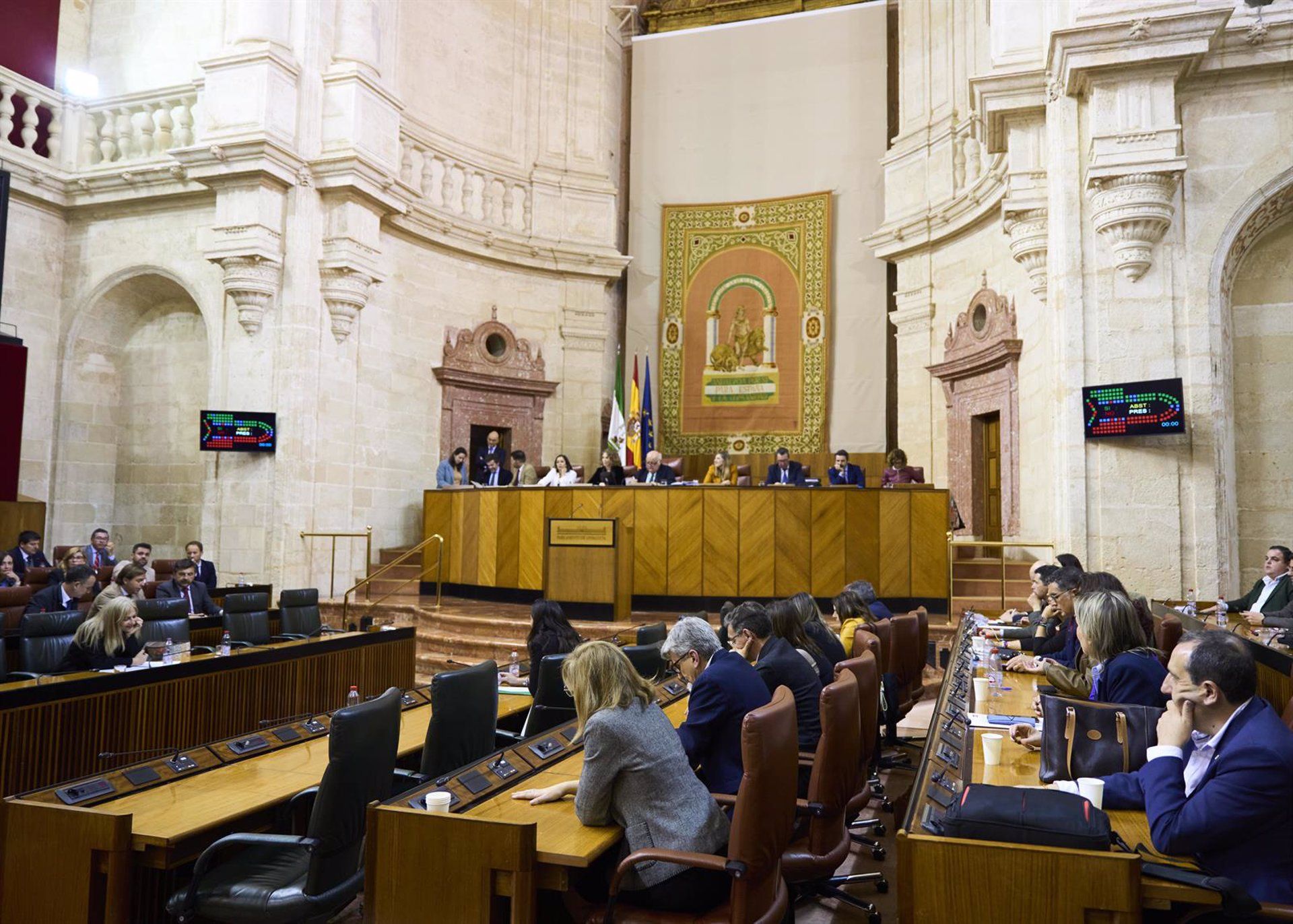 PP propone declaración institucional para defender que la Junta esté en negociación sobre Gibraltar. Foto: JOAQUÍN CORCHERO/PARLAMENTO DE ANDALUCÍA - Archivo.