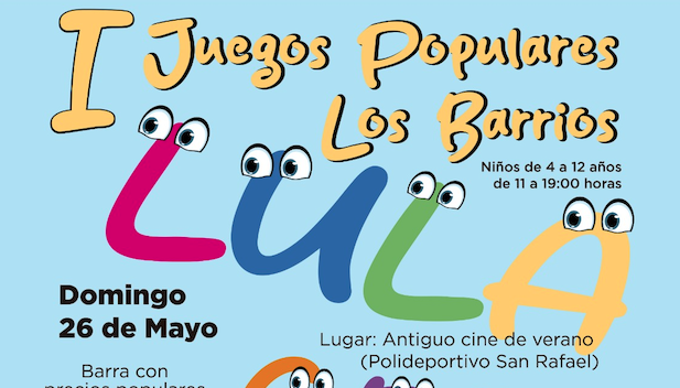 Lulacris celebra este domingo 26 de mayo sus I Juegos Populares