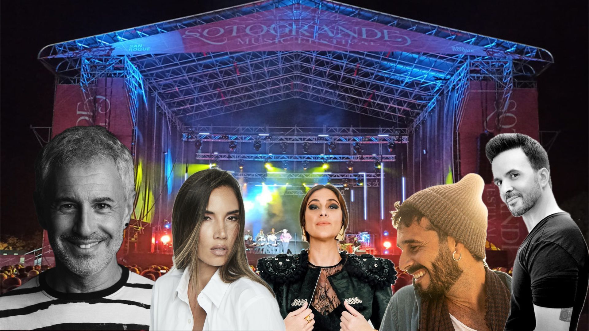 Sergio Dalma, Luis Fonsi e India Martínez, en la programación del Sotogrande Music Festival 2024