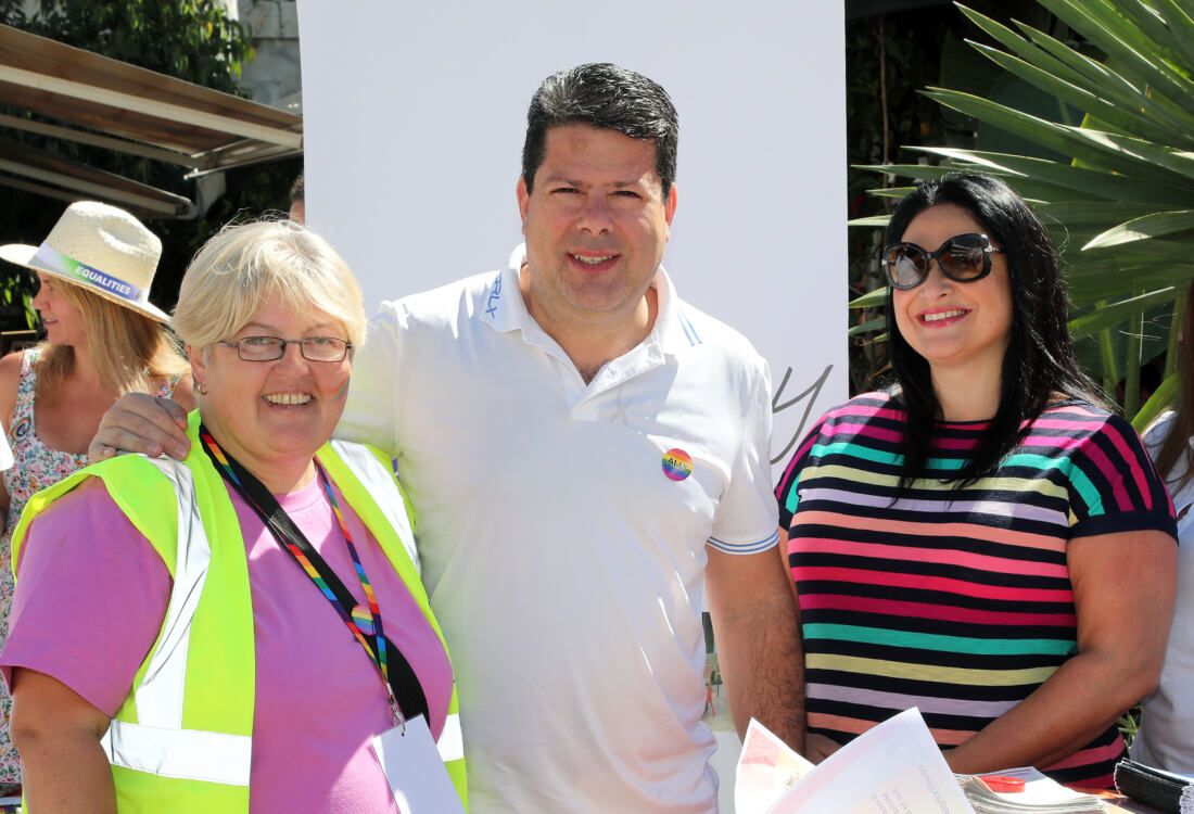 Orgullo Gibraltar 2022 (17) - Ministro Principal y Samantha Sacramento