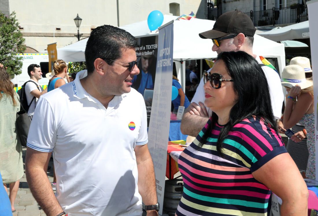 Orgullo Gibraltar 2022 (19) - Ministro Principal y Samantha Sacramento Orgullo Gibraltar 2022 (19) - Ministro Principal y Samantha Sacramento