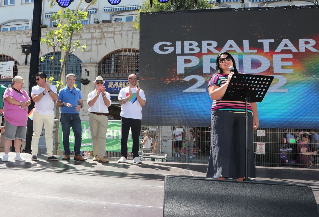 Orgullo Gibraltar 2022 (51) - Samantha Sacramento, Ministra de Igualdad