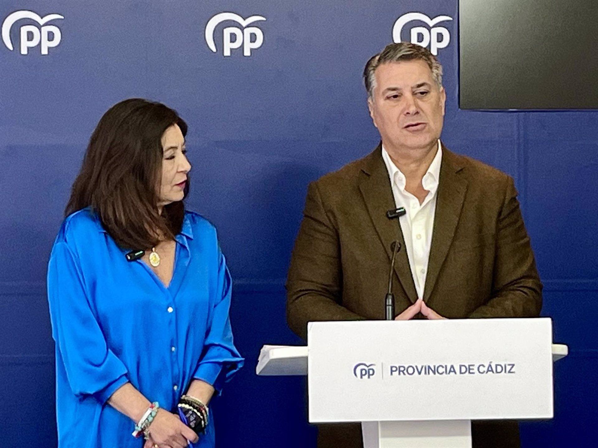 PP ve "lamentable" que el PSOE vote en el Congreso "en contra" de la Zona de Especial Singularidad. 