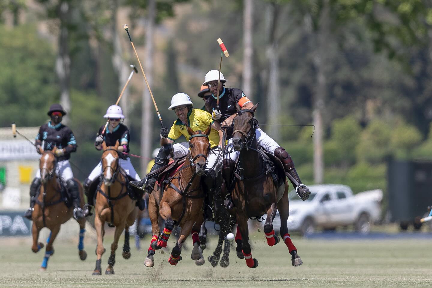 Los Schatzies-Rhone Hill, final del primer torneo de la temporada de polo: la Copa Bienvenida