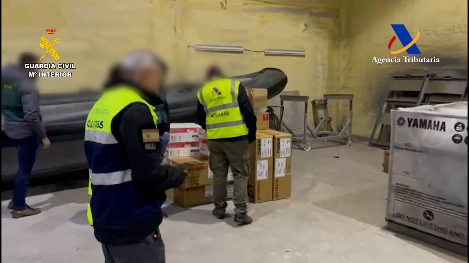 Cuatro nuevos detenidos de una red que proveía de motores a narcolanchas en el Estrecho.
