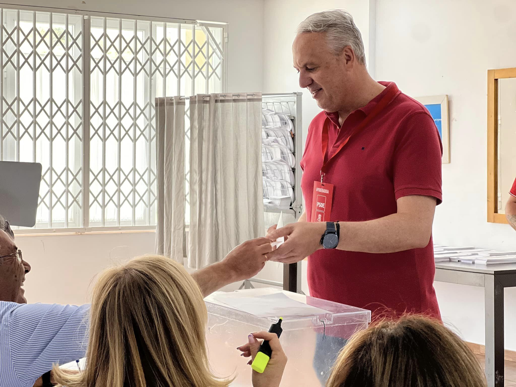 Ruiz Boix, en las Elecciones Europeas del pasado domingo. 