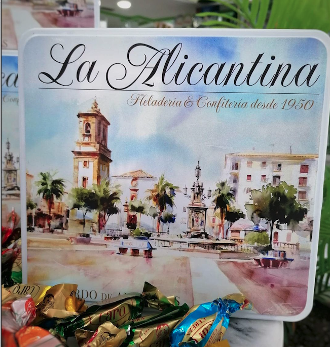 Caja de pastas ilustrada por Pinteño.