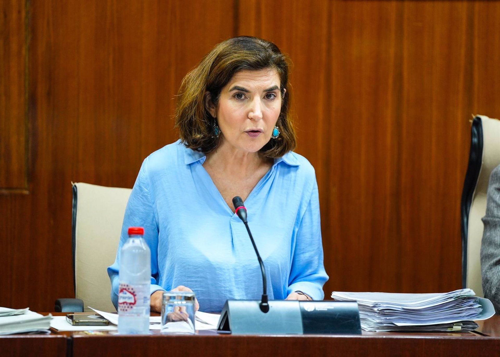  Blanco defiende la intervención "neutral" de la Junta en Acerinox y critica la "politización" de la oposición. JOAQUÍN CORCHERO/PARLAMENTO DE ANDALUCÍA.
