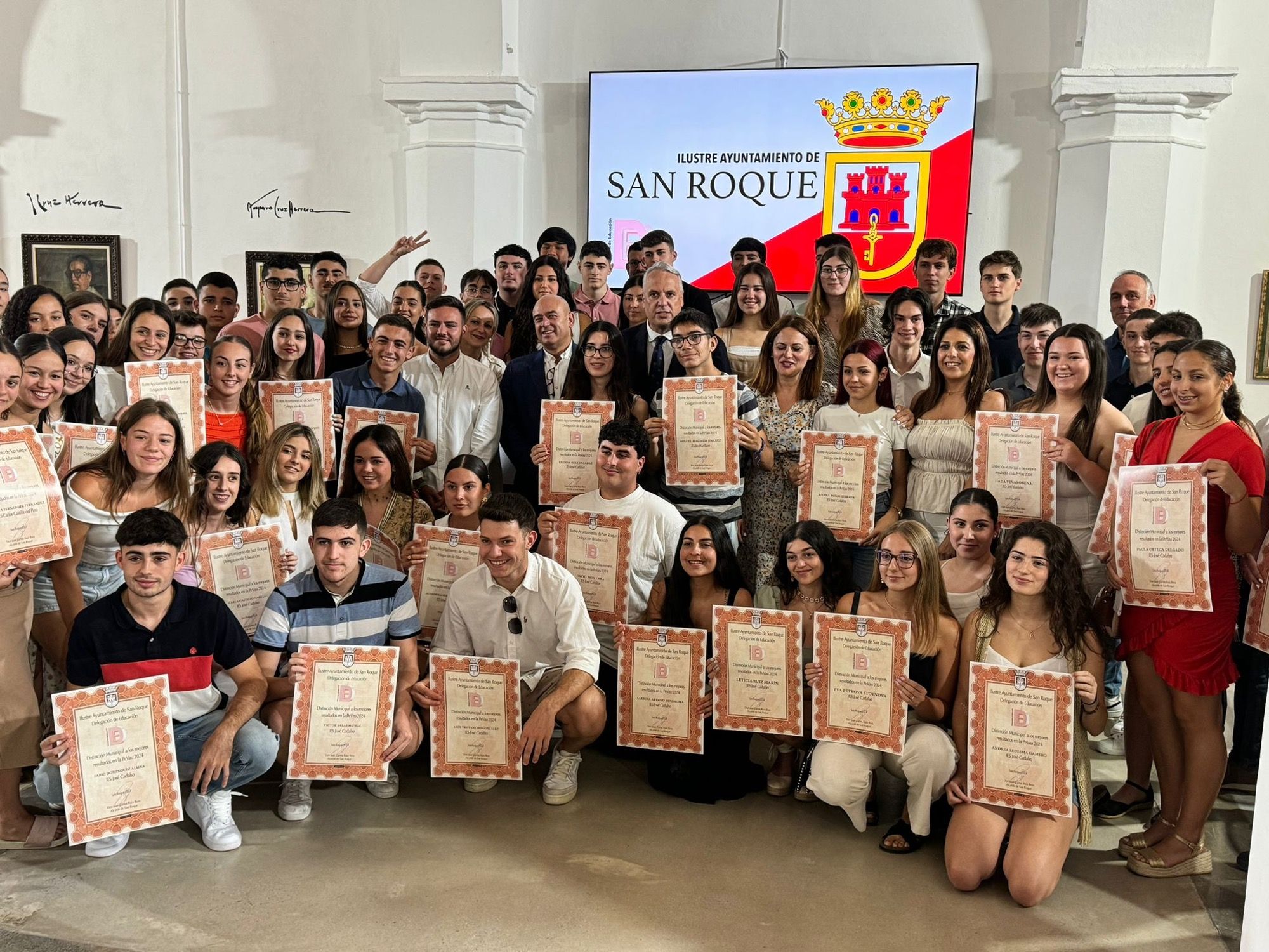 San Roque reconoce a sus alumnos más brillantes.