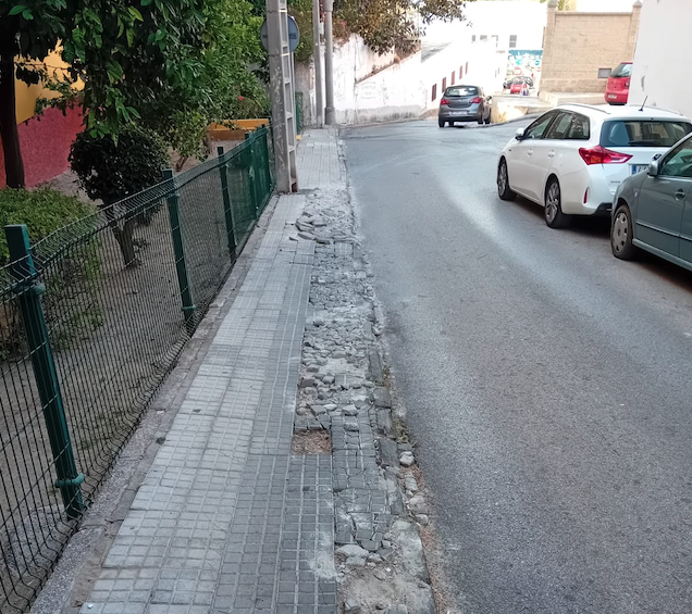 Calle Jaén, en La Bajadilla.