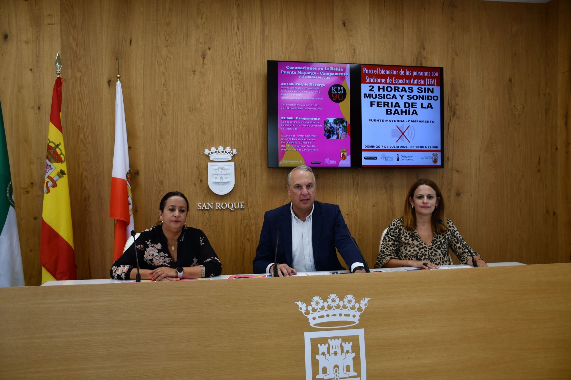 La Feria de la Bahía arranca este miércoles con las coronaciones de Puente y Campamento.