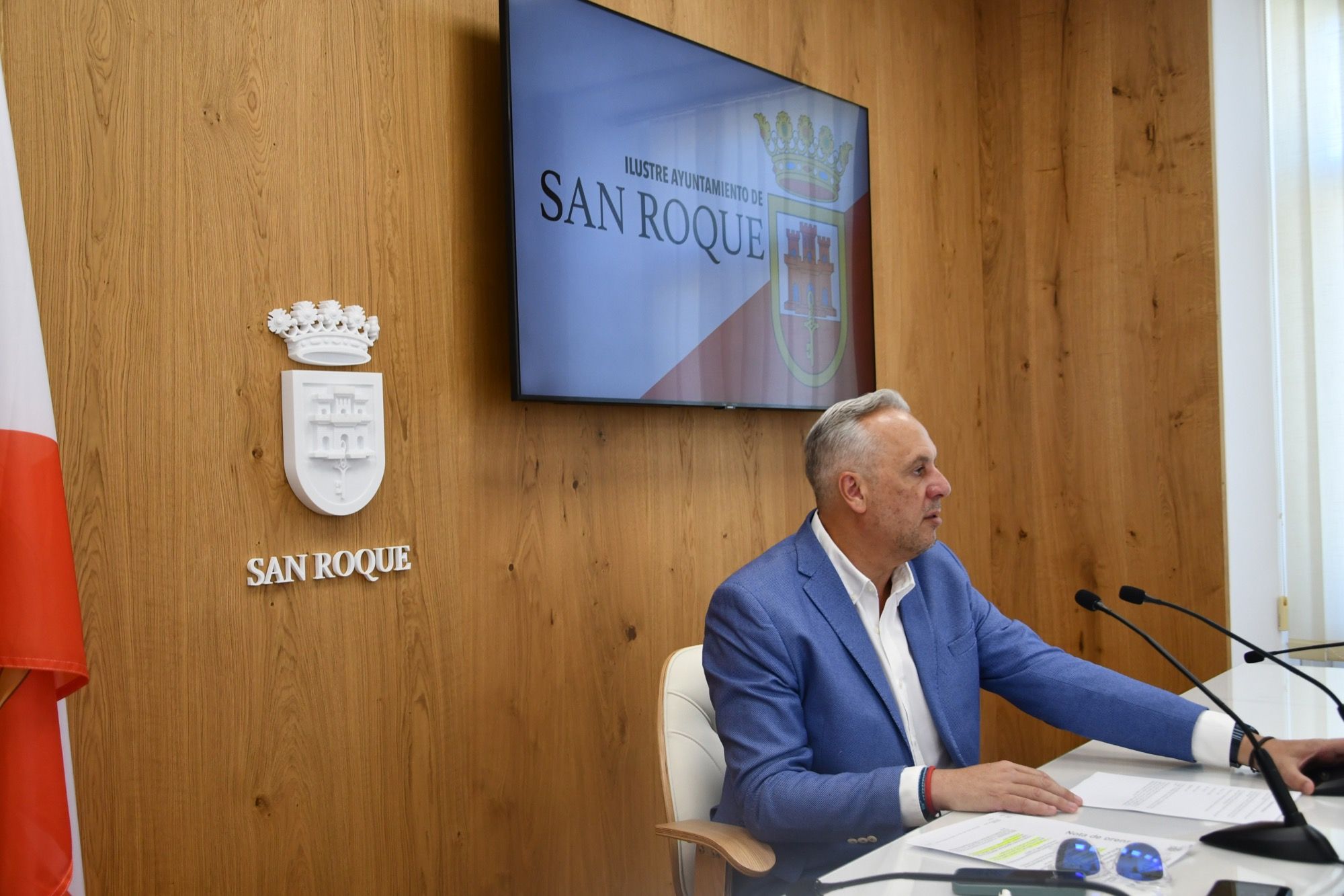 El alcalde de San Roque, Juan Carlos Ruiz Boix, en una imagen de archivo. 