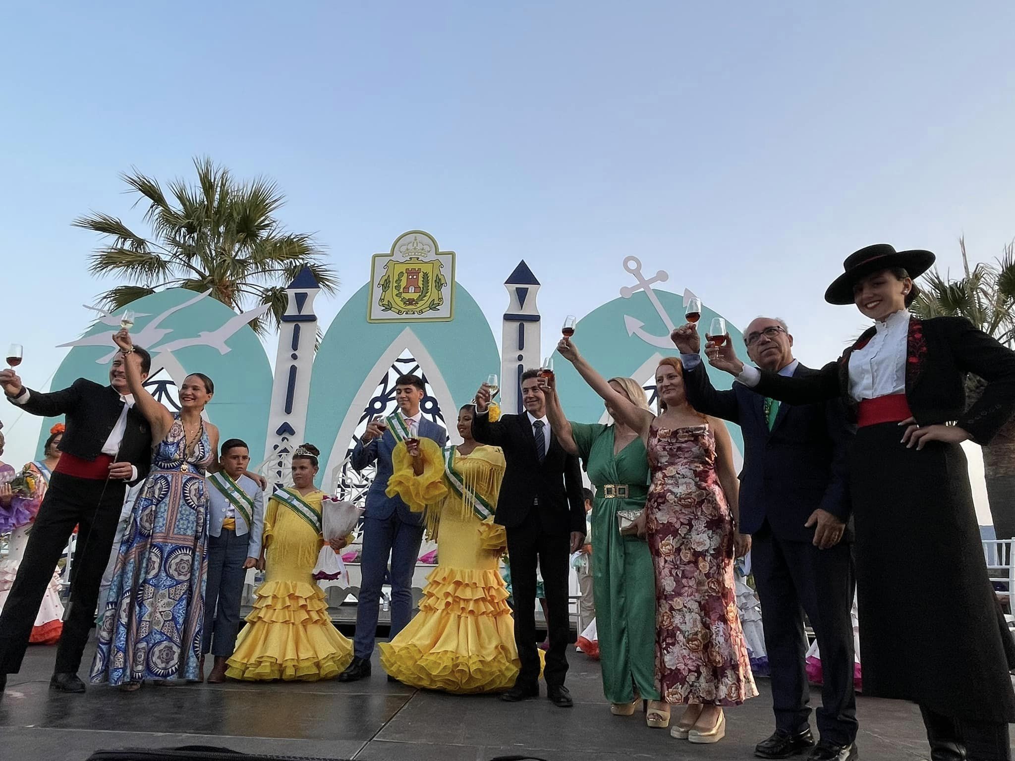 Un bonito acto de coronación y una animada cabalgata abren la Feria de Palmones 2024. Foto: F.M. / 8Directo.