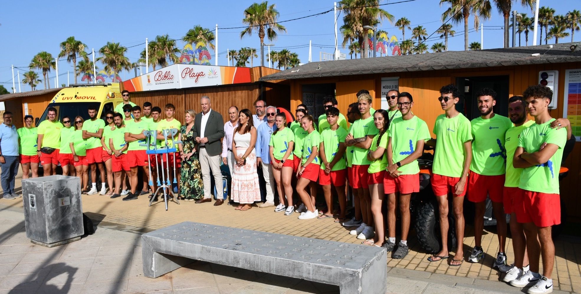 Arranca la temporada de playas en San Roque: cien trabajadores, más pasarelas y nueva megafonía.