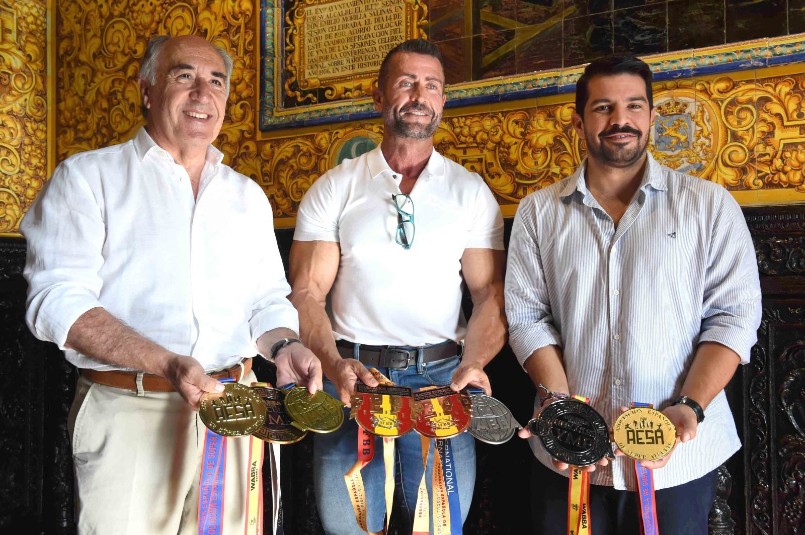 El algecireño Miguel Pozuelo, ocho veces campeón de fisioculturismo.