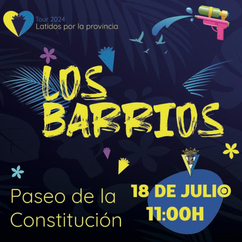La caravana del Cádiz CF llegará el 18 de julio a Los Barrios.